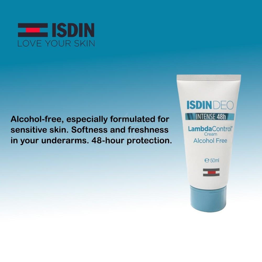 ISDIN INT.48H ALC/FREE DEO LAMBDA CREAM 50ML#ISD004 1
