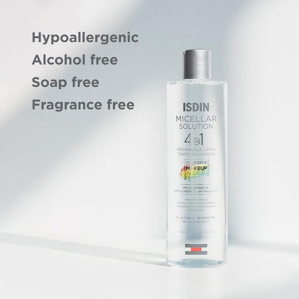ISDIN MICELLAR SOLUTION 4 IN 1 M/UP REM.400ML #ISD017 1