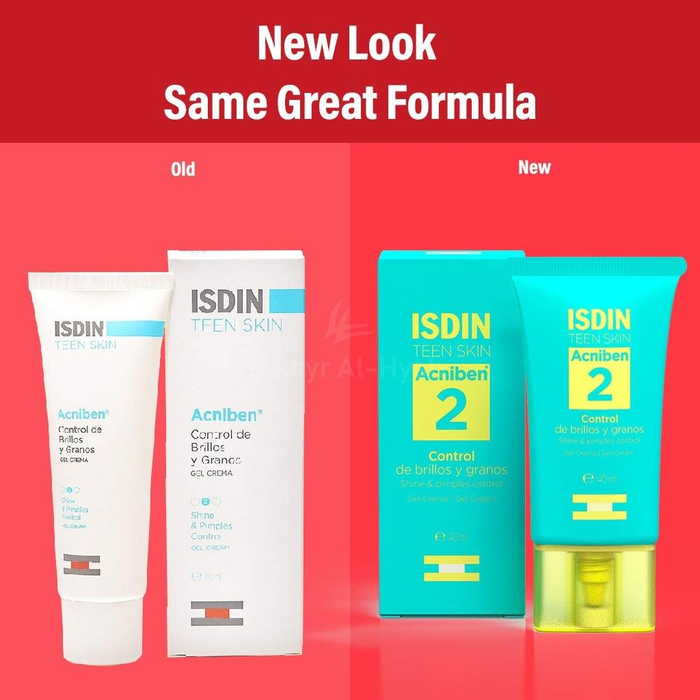 ISDIN TEEN RX ACNIBEN SHINE&PIMPLE GEL CREAM 40ML#ISD020 1