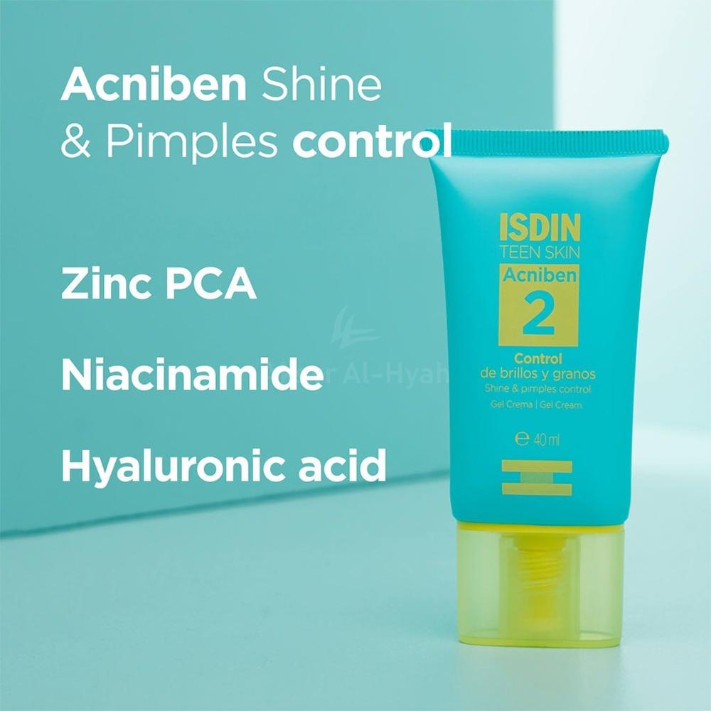 ISDIN TEEN RX ACNIBEN SHINE&PIMPLE GEL CREAM 40ML#ISD020 2