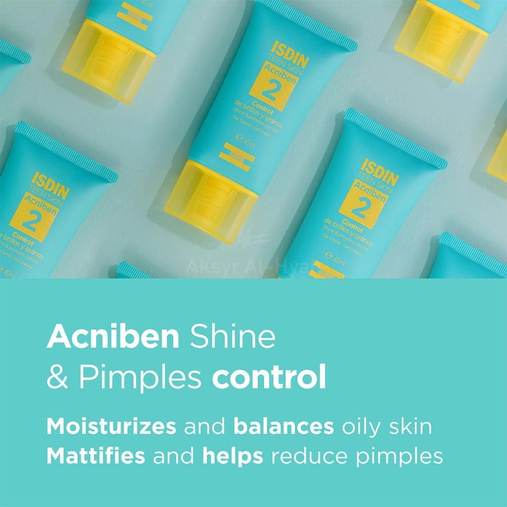 ISDIN TEEN RX ACNIBEN SHINE&PIMPLE GEL CREAM 40ML#ISD020 3