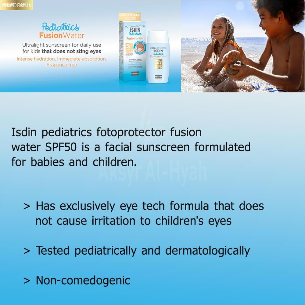 ISDIN FOTOPROTECTOR SPF 50+ PEDIATRIC FUS.WATER 50ML #ISD021