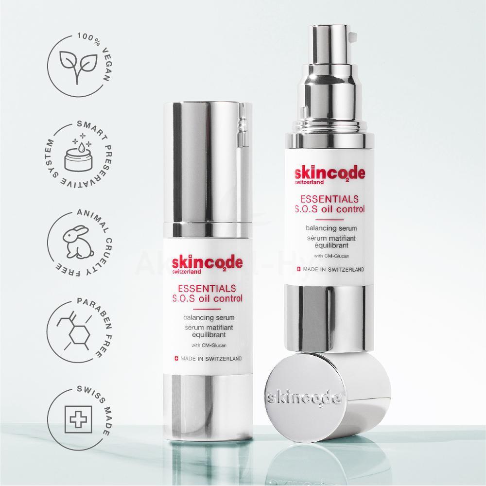 SKINCODE S.O.S OIL CONTROL BAL.SERUM 30ML #1701 3