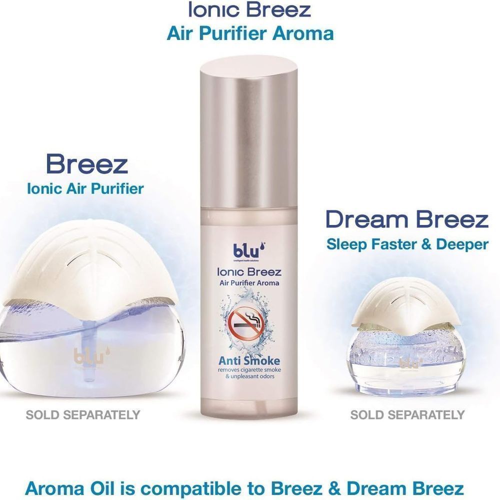 BLU IONIC BREEZ AIR PURIFIER AROMA ANTI-SMOKE 100ML 7