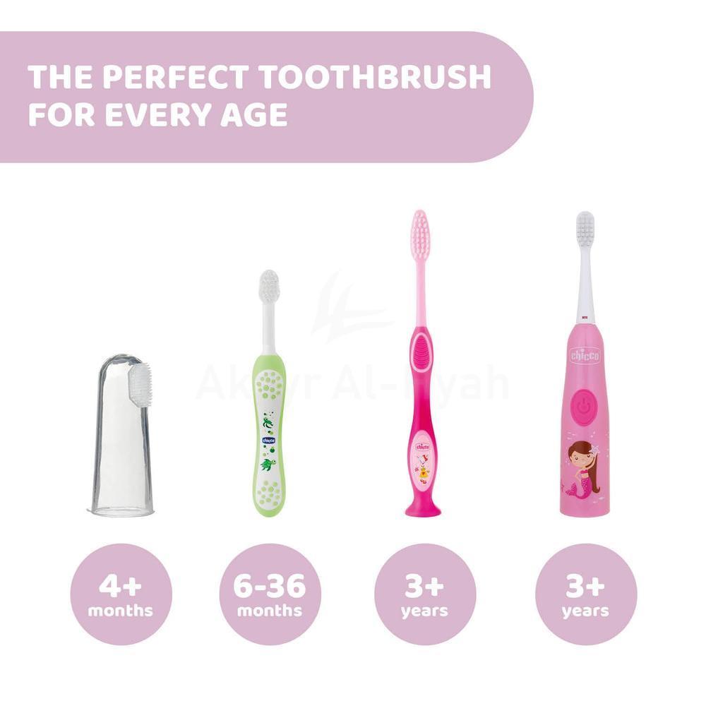CHICCO BABY MILK TEETH BRUSH 3-6Y GIRL #90791 4