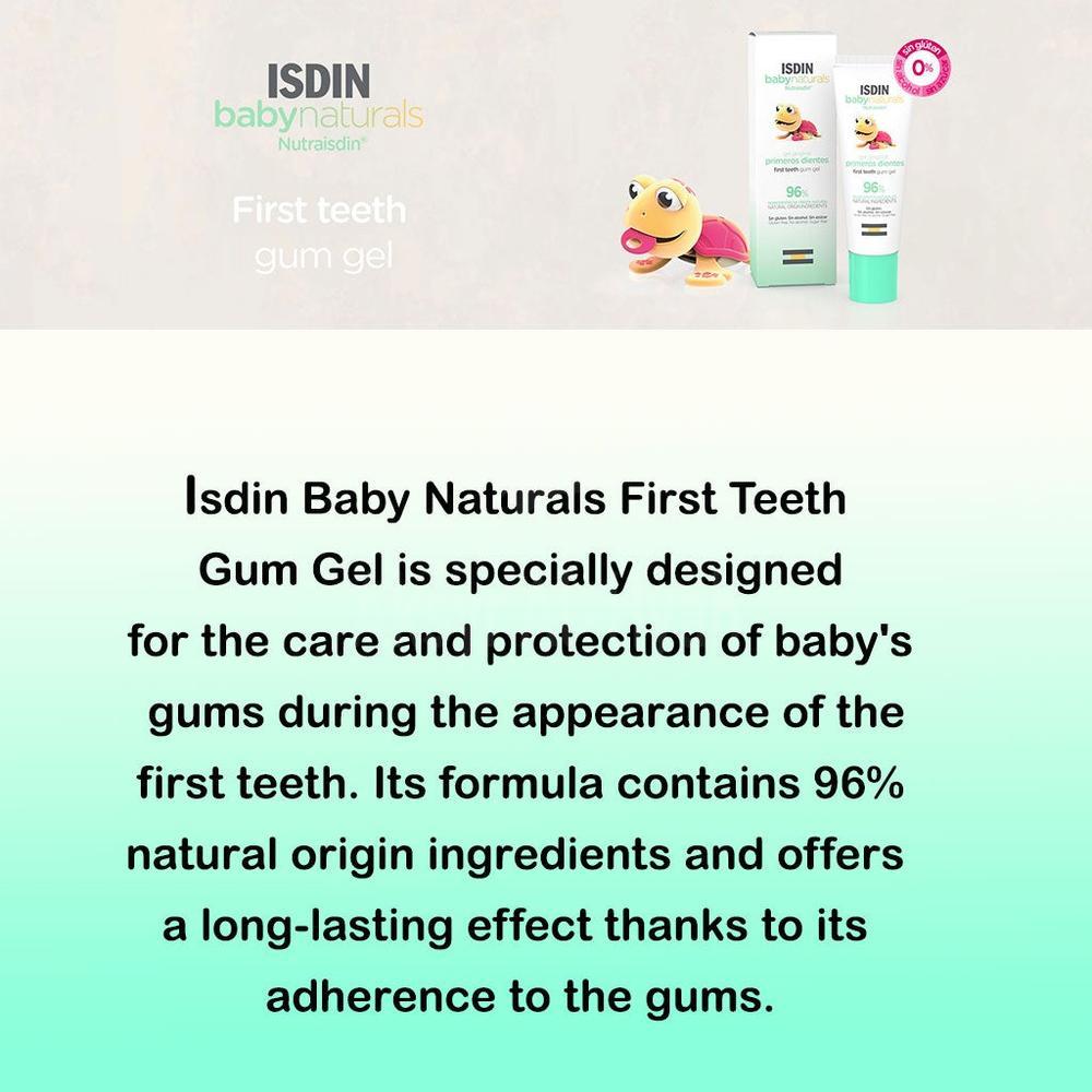ISDIN BABY NUTRAISDIN FIRST TEETH GUM GEL 30ML#ISD077 3