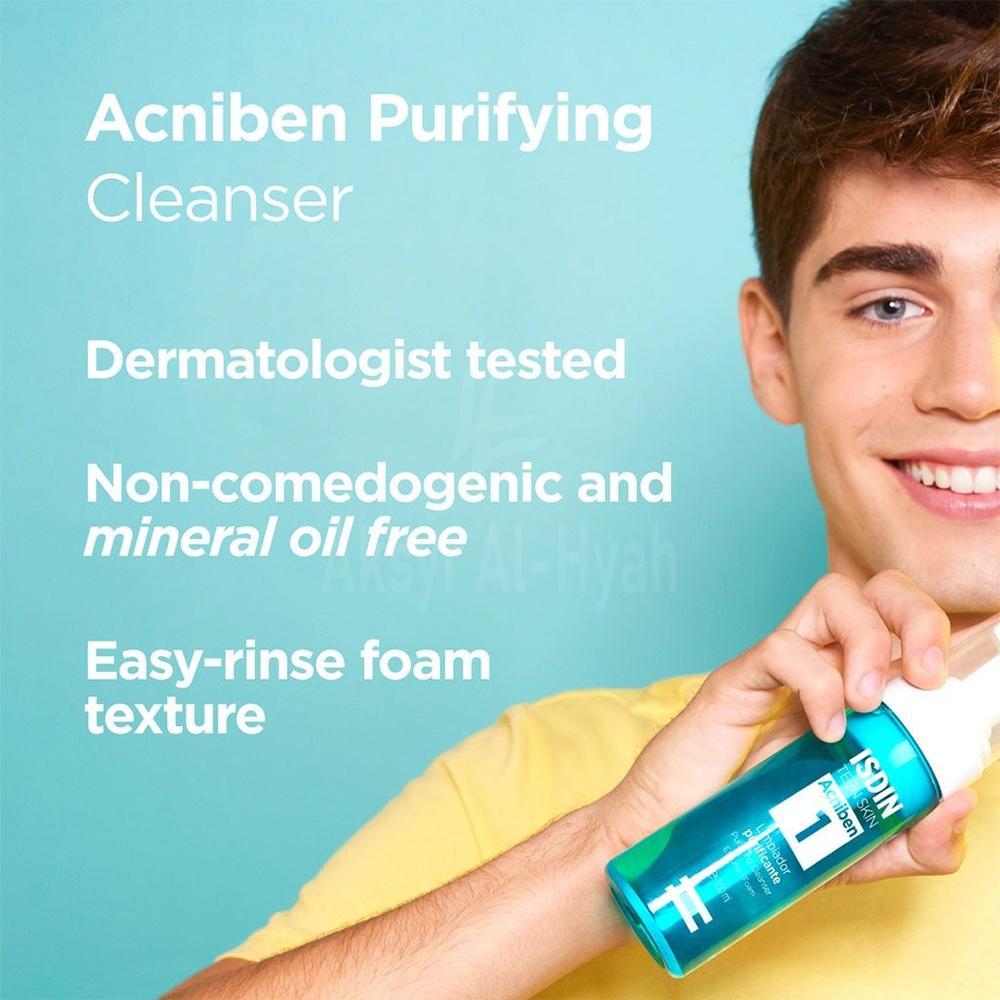 ISDIN TEEN RX ACNIBEN REPAIR PURIFYING CLEANSER FOAM 150ML#ISD023 5