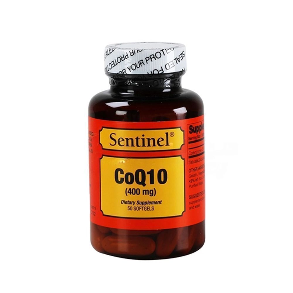 SENTINEL COENZYME Q10 400MG S/GELS 50'S