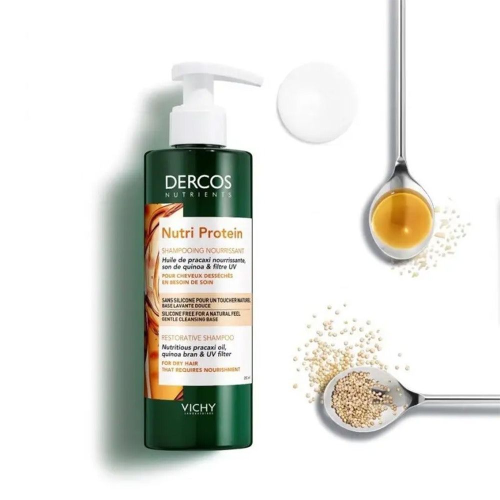 VICHY DERCOS NUTRI PROTEIN SHAMPOO 250ML #FM22884 3