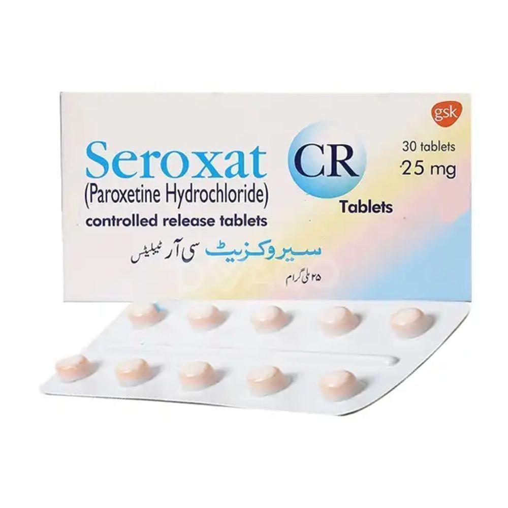 SEROXAT CR 25MG TAB 30'S