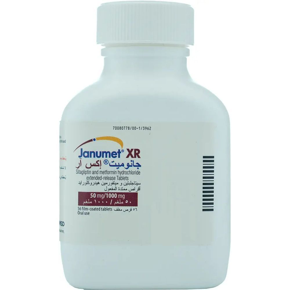 JANUMET XR 50/1000MG TABLETS 56'S