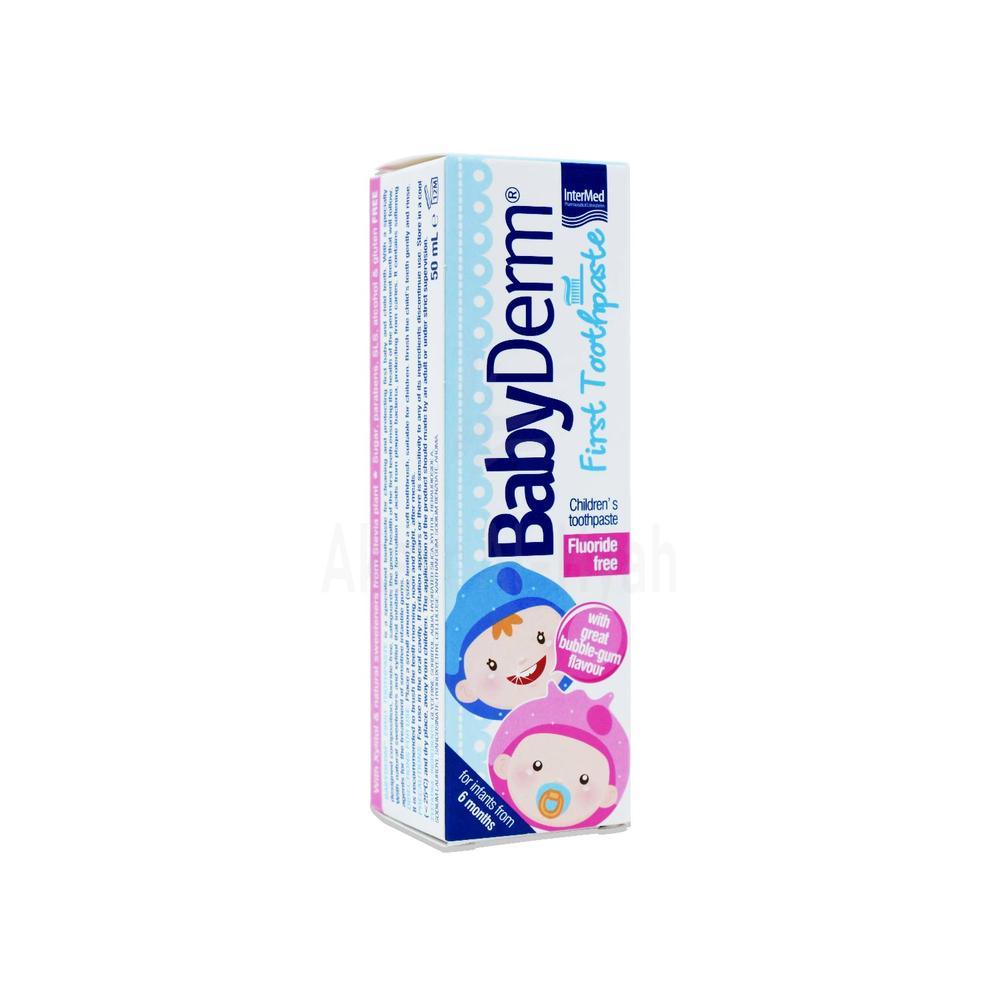 BABYDERM FIRST TOOTH PASTE 6 MONTHS 50ML 1