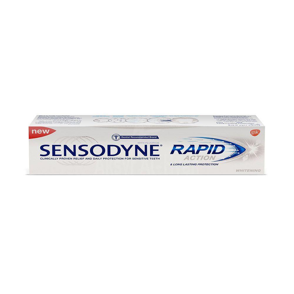 SENSODYNE RAPID ACTION WHITENING PASTE 75ML 3