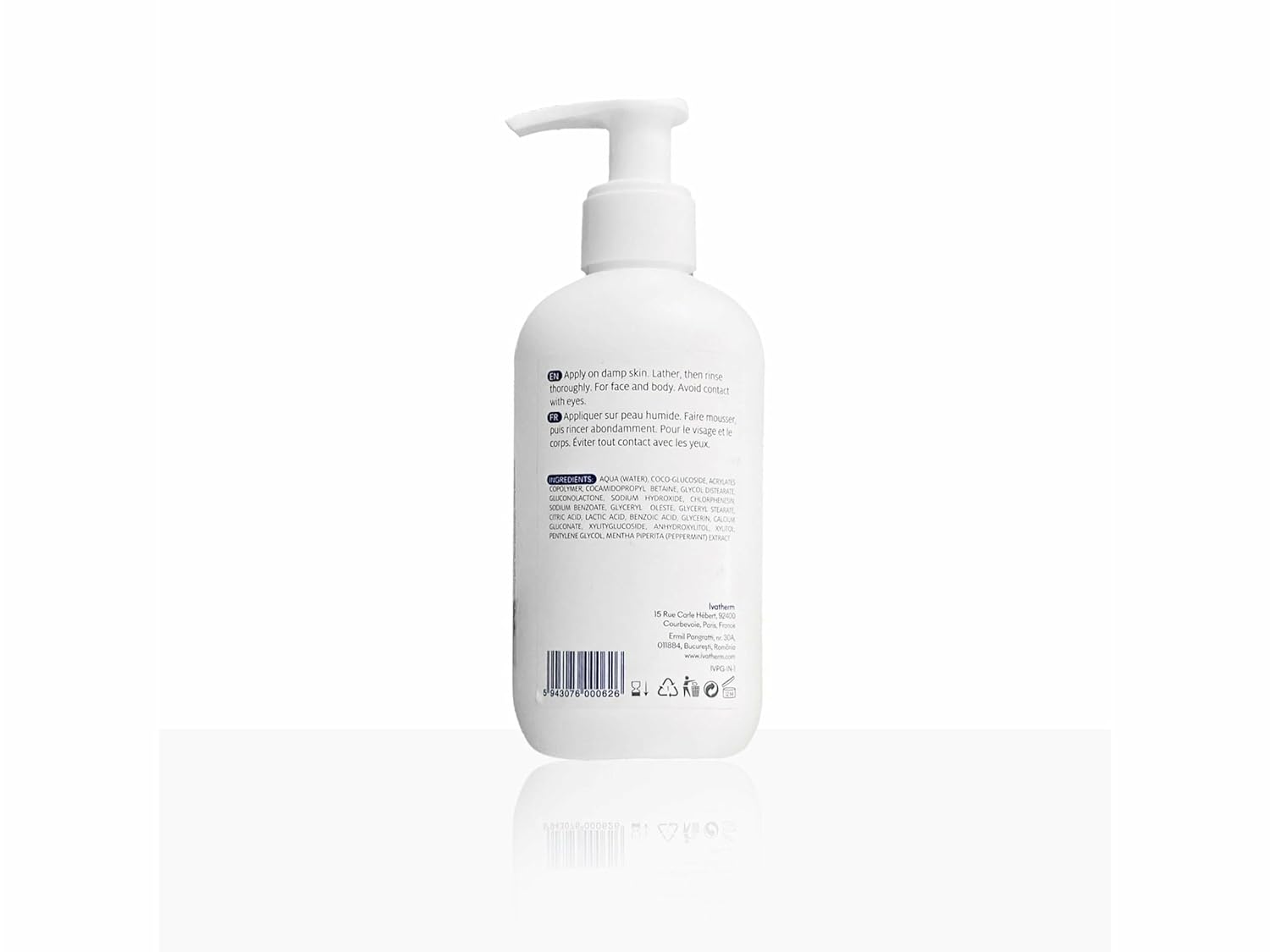IVATHERM IVAHIDRA+ EMOL.CLEANSING GEL 250ML 1