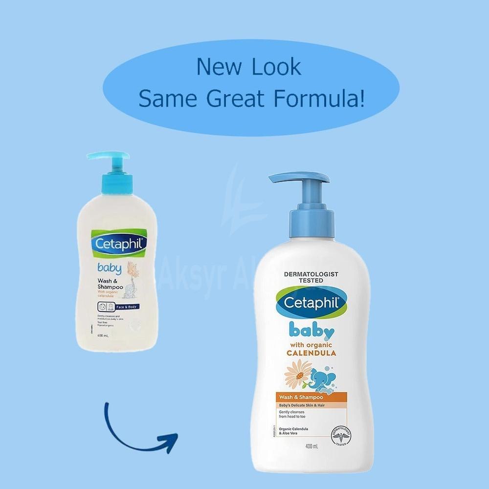 CETAPHIL BABY WASH & SHAMPOO FACE&BODY 400ML 2