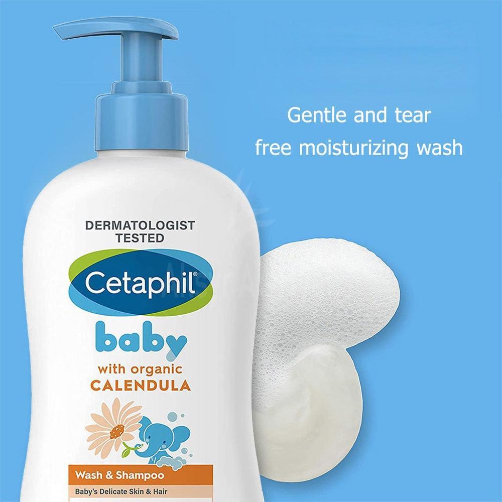 CETAPHIL BABY WASH & SHAMPOO FACE&BODY 400ML 4