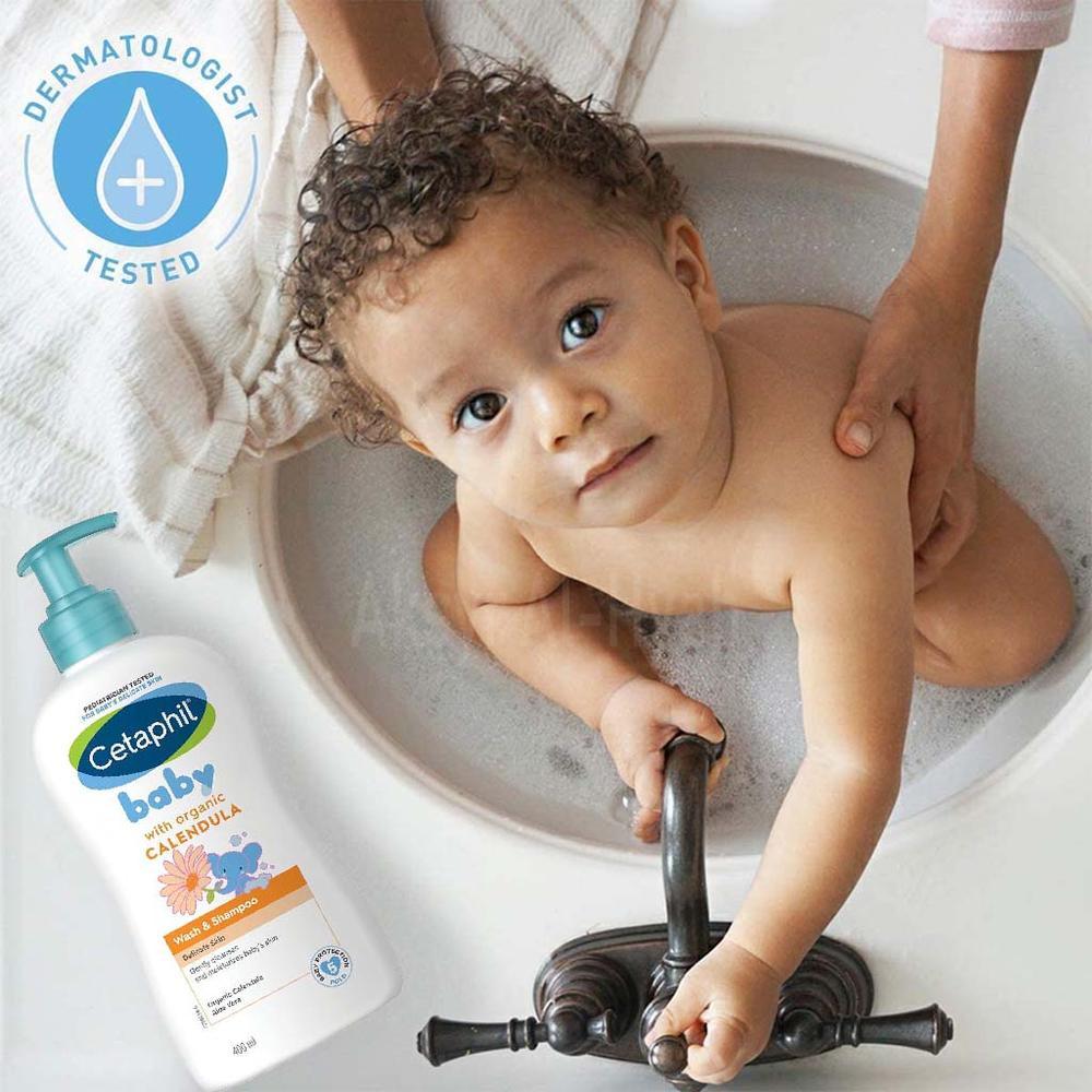 CETAPHIL BABY WASH & SHAMPOO FACE&BODY 400ML 6