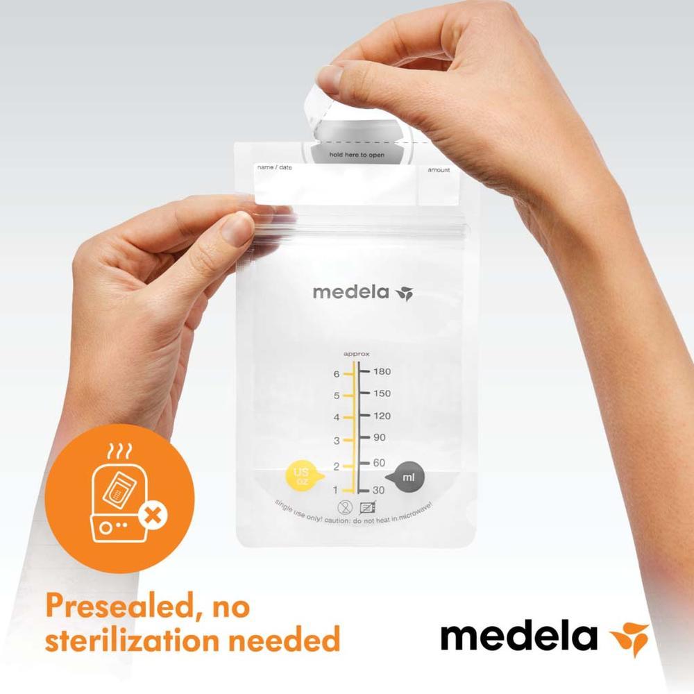 MEDELA BREAST MILK BAGS 25 X 180ML (17226) 2