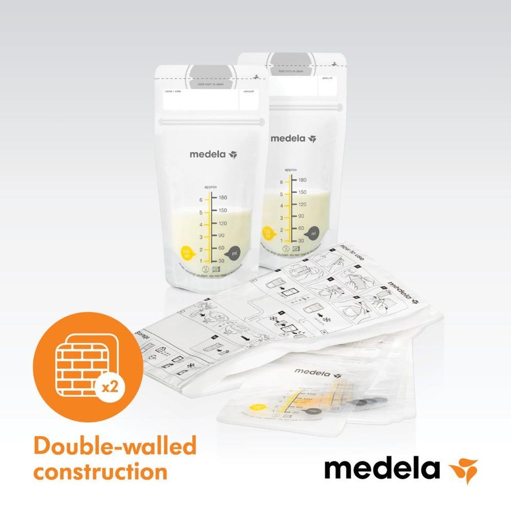 MEDELA BREAST MILK BAGS 25 X 180ML (17226) 4