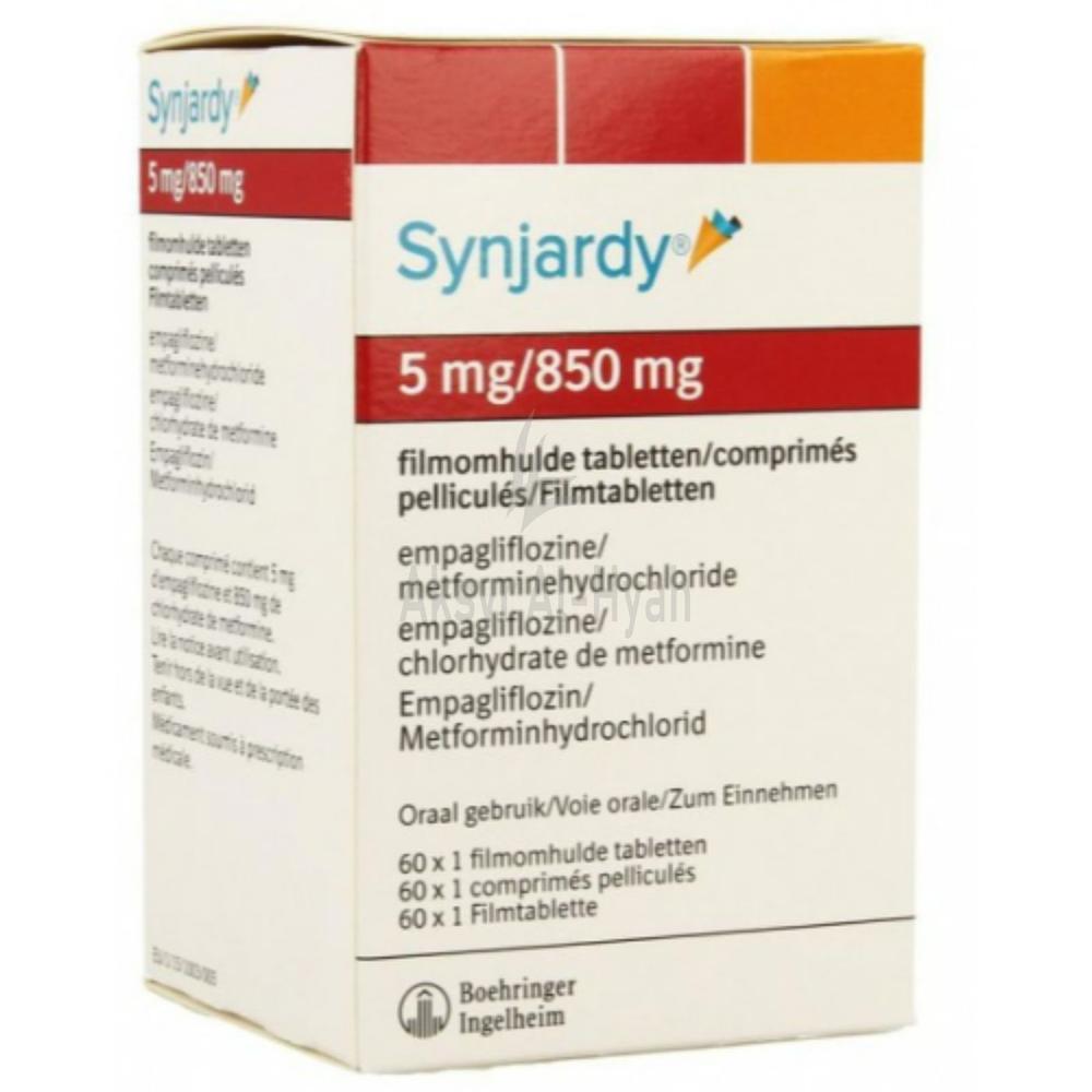 SYNJARDY 5/850MG TABLET 60'S