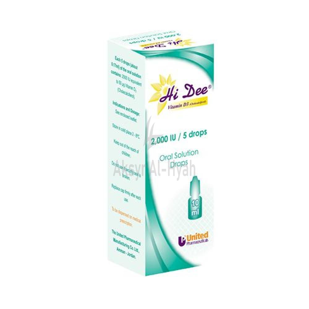 HI DEE 2 000 IU VITAMIN D3 DROPS 10ML #51886