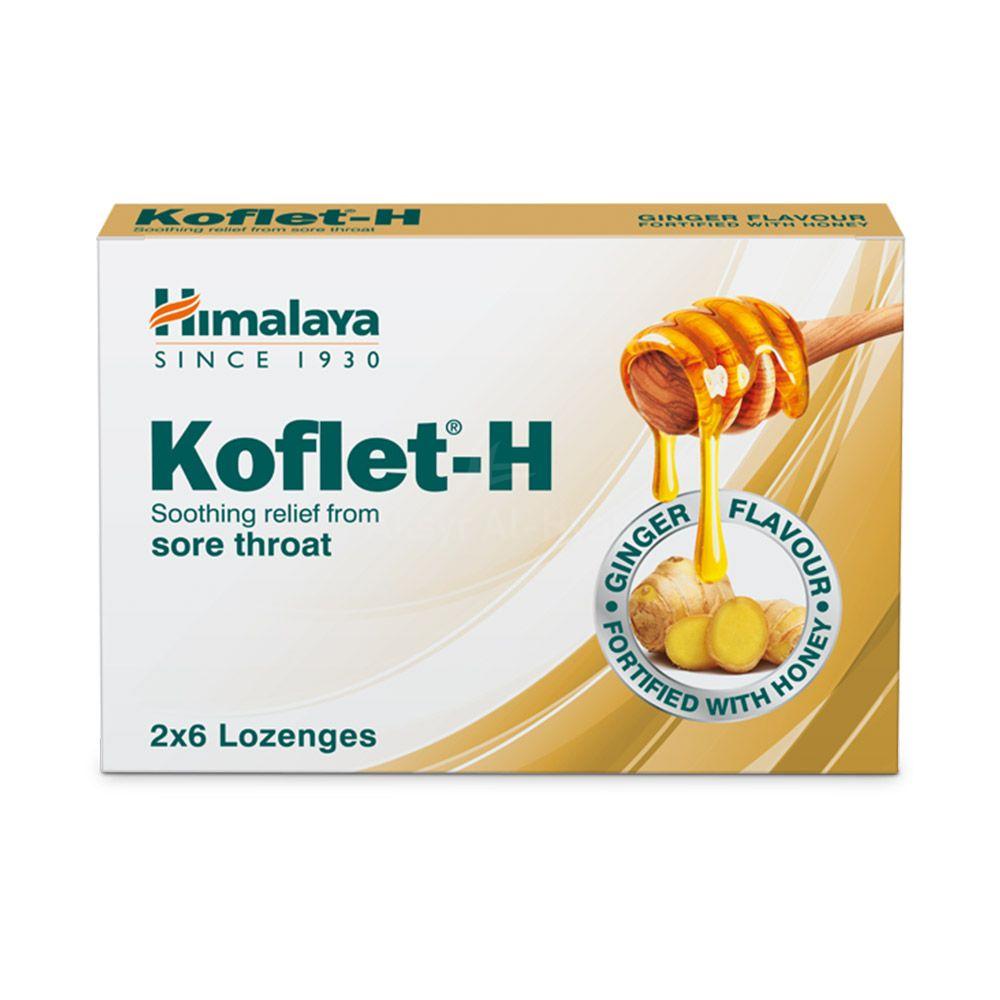 HIMALAYA KOFLET GINGER LOZENGES 12'S