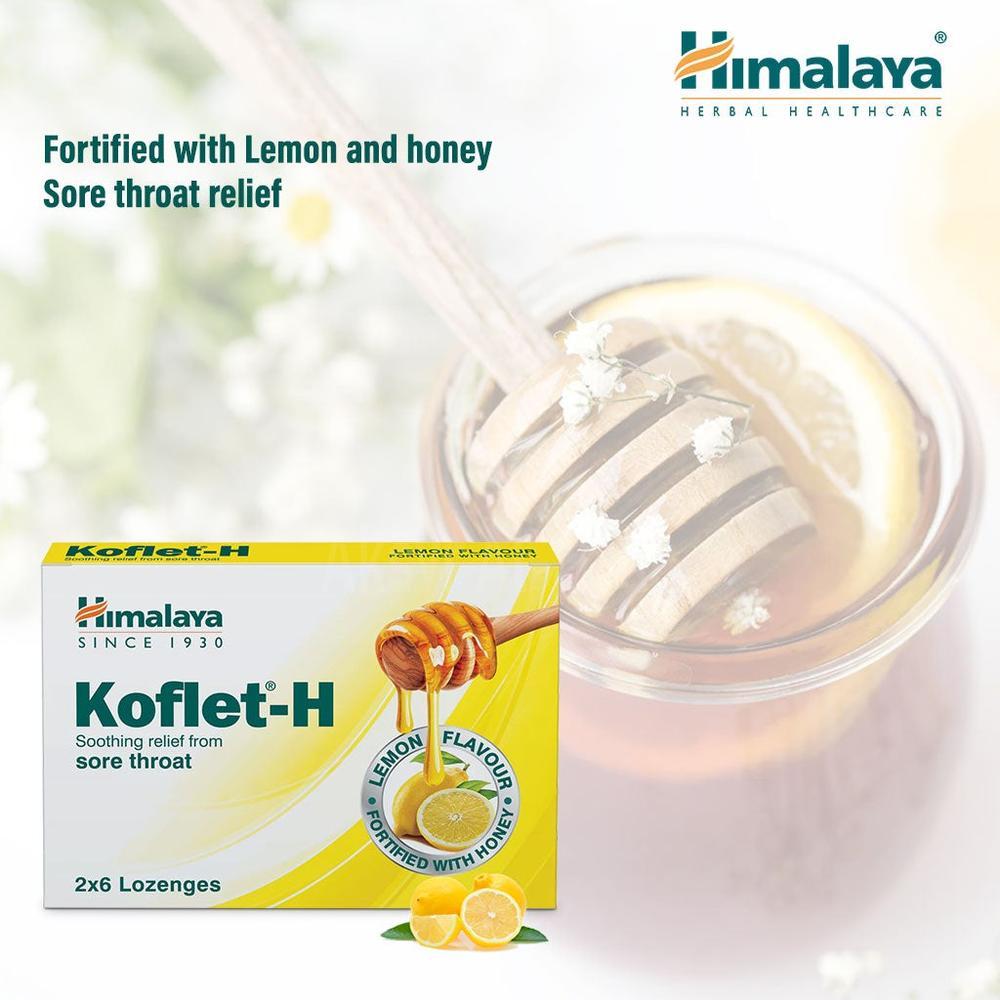 HIMALAYA KOFLET LEMON LOZENGES 12'S 3