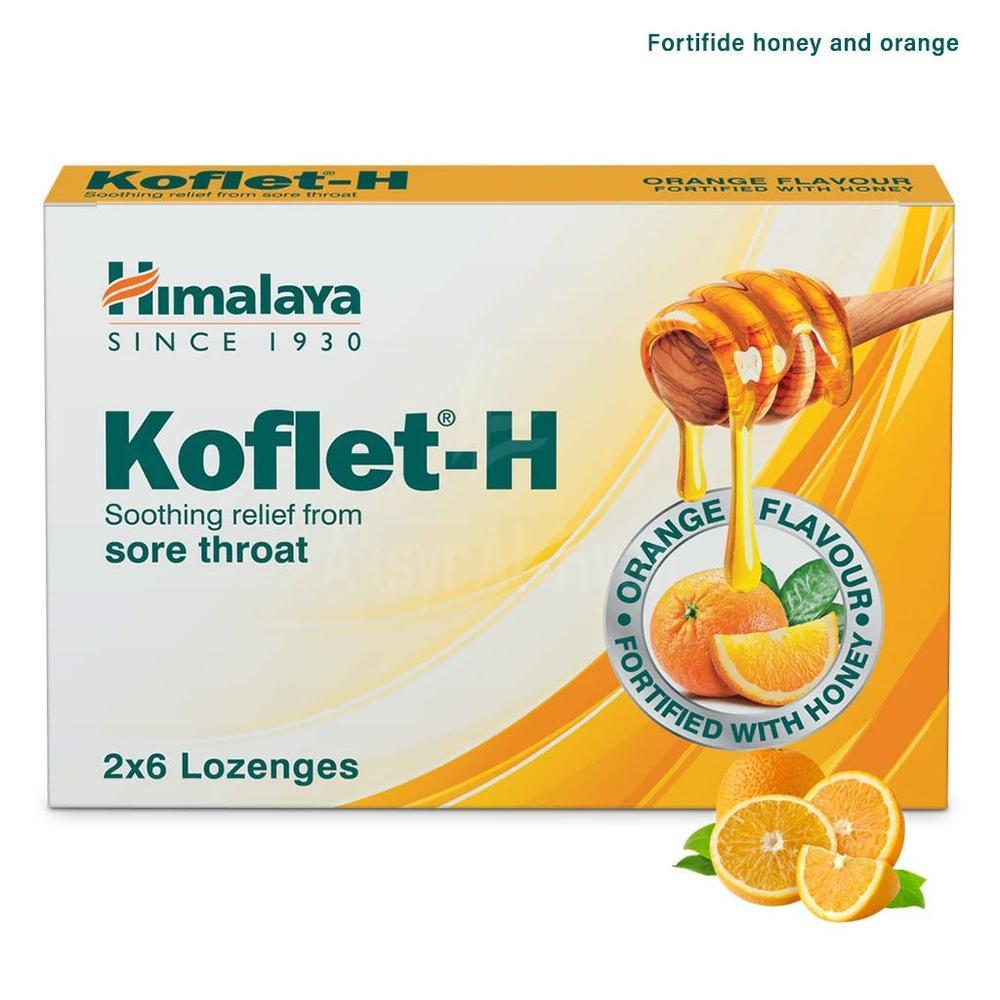 HIMALAYA KOFLET ORANGE LOZENGES 12'S 6