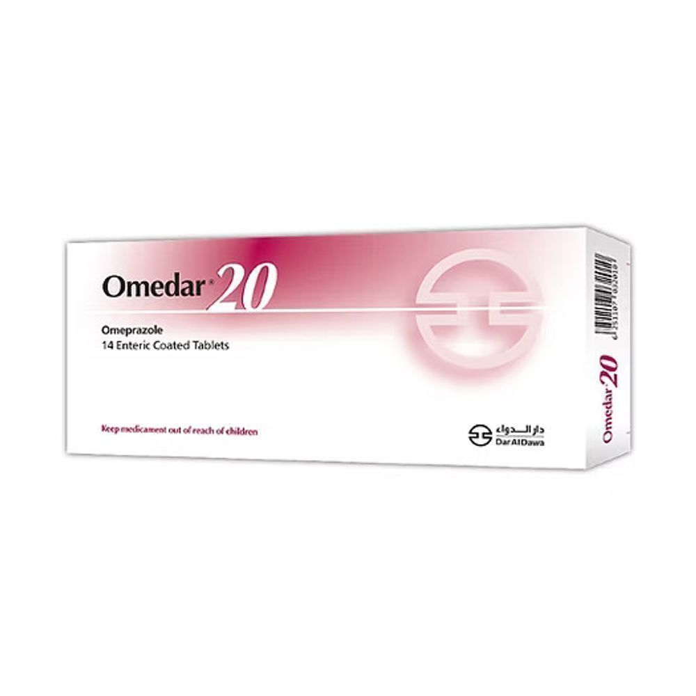 OMEDAR 20MG CAP 14'S