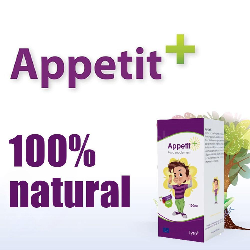 APPETIT + KIDS SYRUP CHERRY 100ML 1