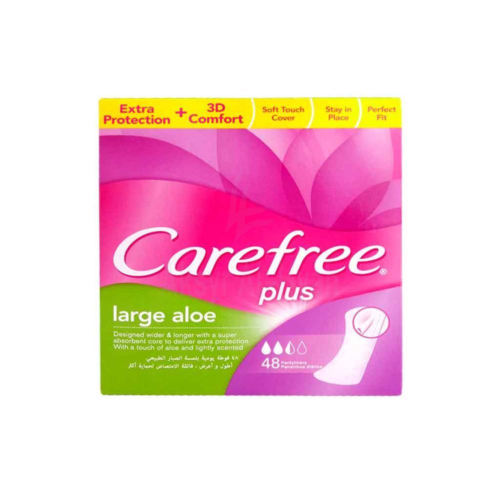 CAREFREE PLUS LARGE ALOE 48'S
