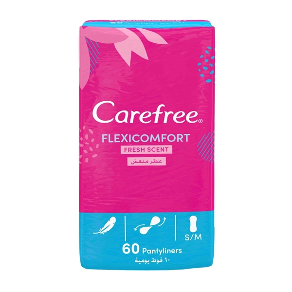CAREFREE FLEXI COMFORT FRESH 60S