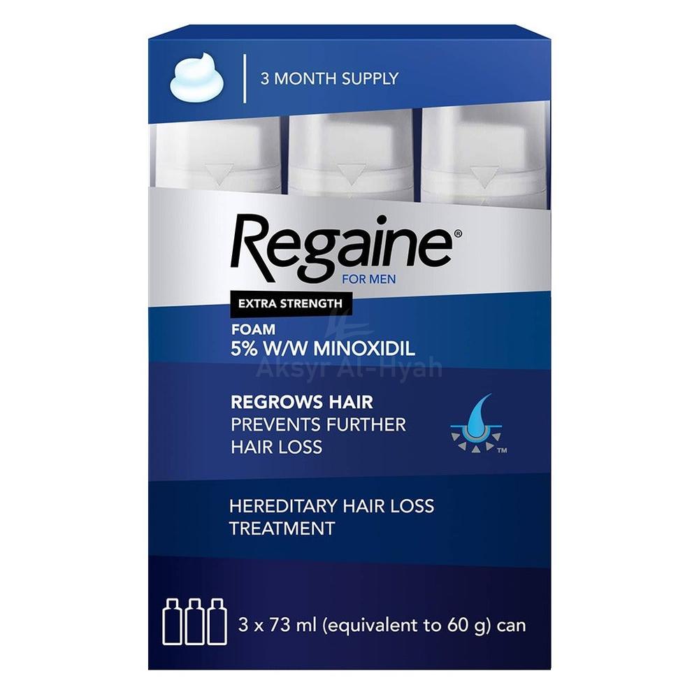 REGAIN 5% EXTRA STRENTH FOAM 3 X 73ML