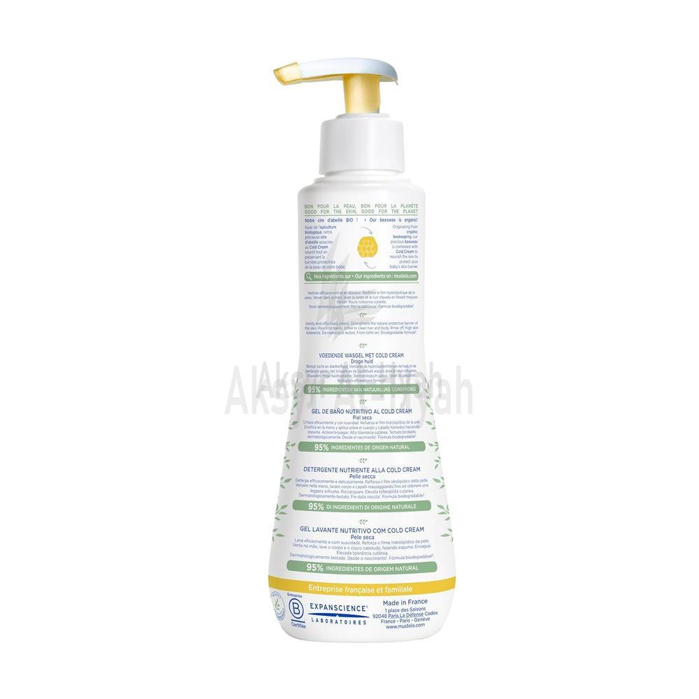 MUSTELA NOUR.CLEANSING GEL W/COLD CR.300ML #55647 1