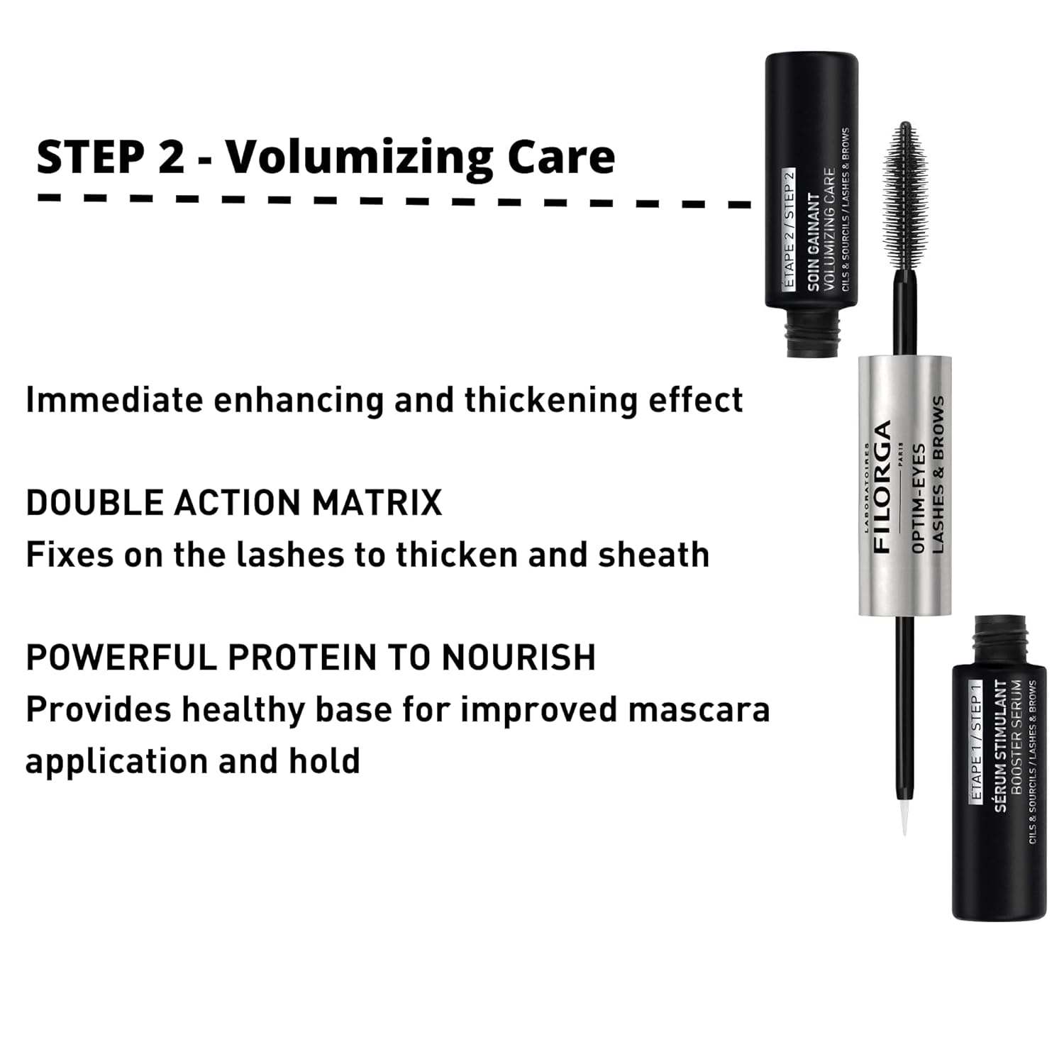 FILORGA OPTIM-EYES LASHES & BROWS SERUM 2 X 6.5ML 3