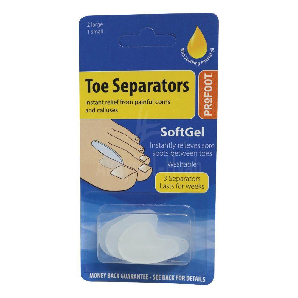 PF TOE SEPARTATORS SOFTGELS 3'S