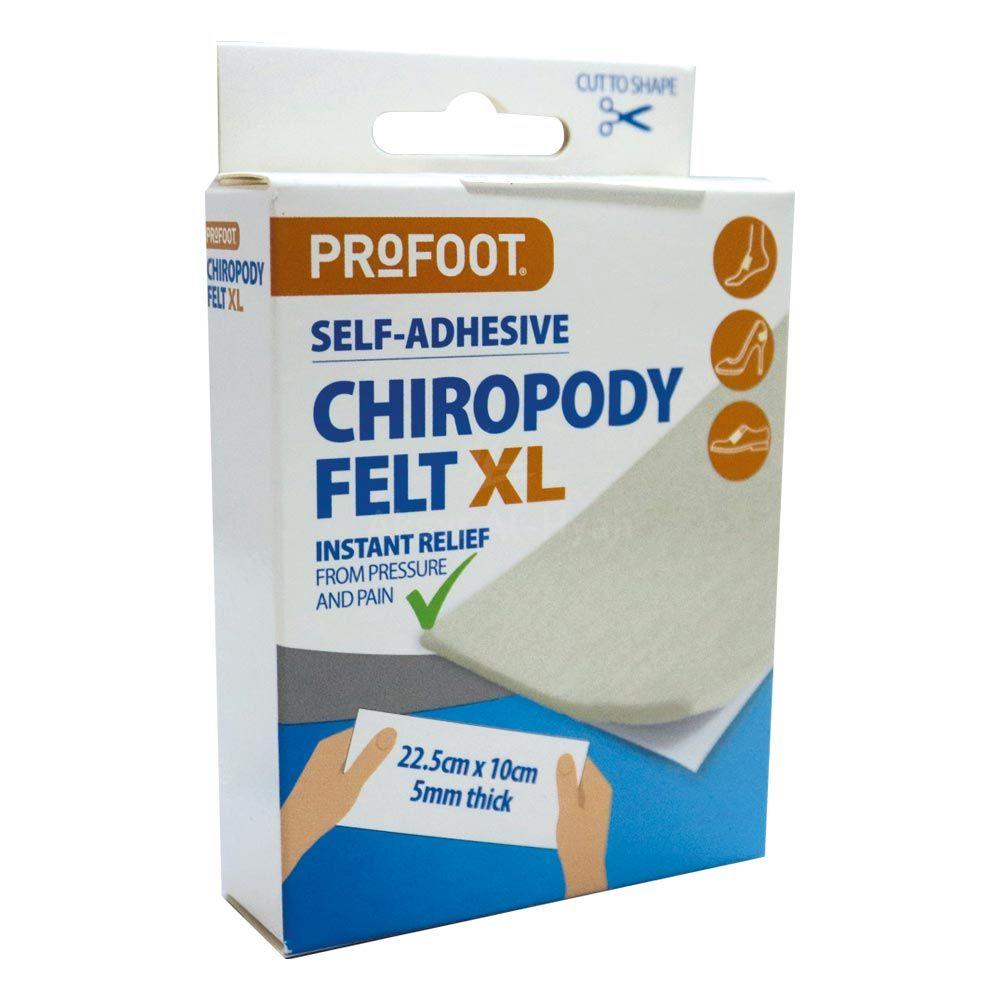 PF SELF-ADHESSIVE CHIROPODY FELT XL
