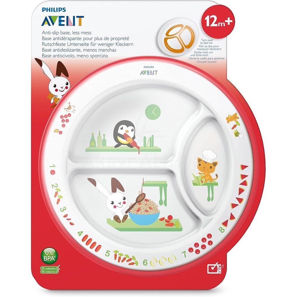 AVENT TODDLER DIVIDER PLATE 12M+ SCF702/00 #AV159 1