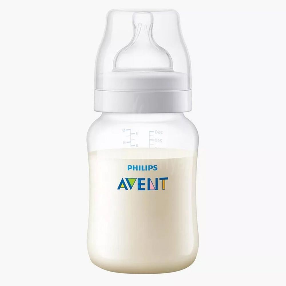 AVENT ANTI-COLIC AIR FREE FEEDING BOTTLE 1M+ 260ML(P) SCF813/14 #PA568 1