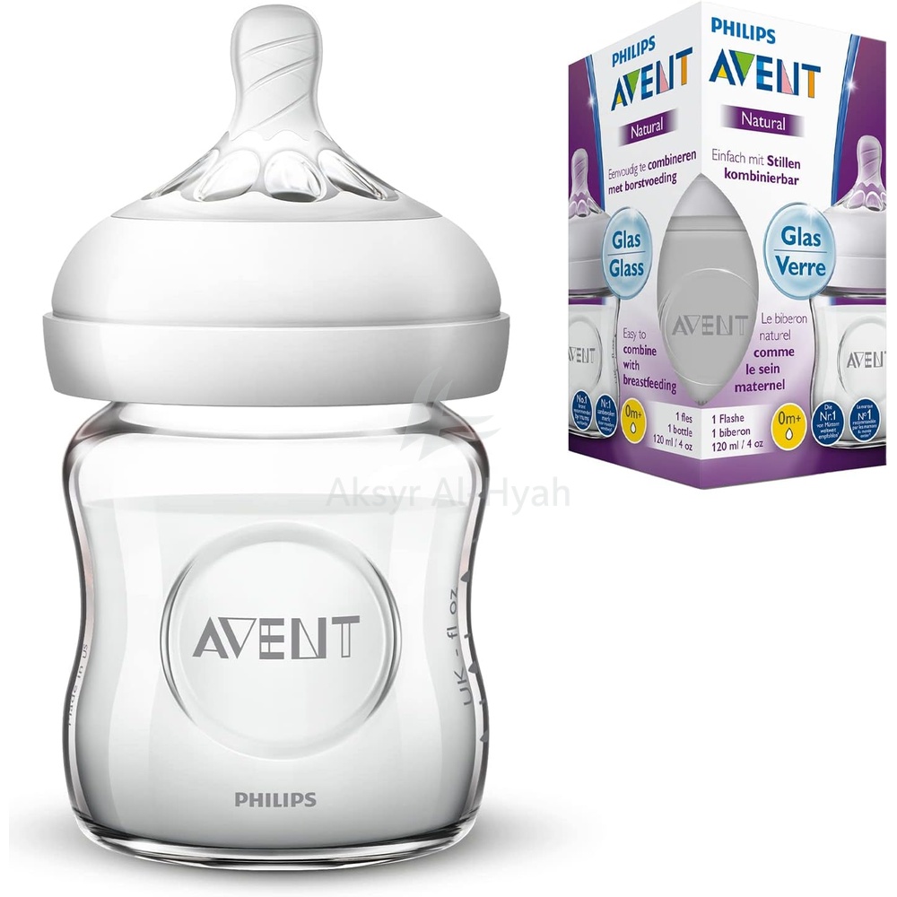 AVENT NATURAL FEEDING BOTTLE 0M+ 120ML(G) SCF051/17 #PA467