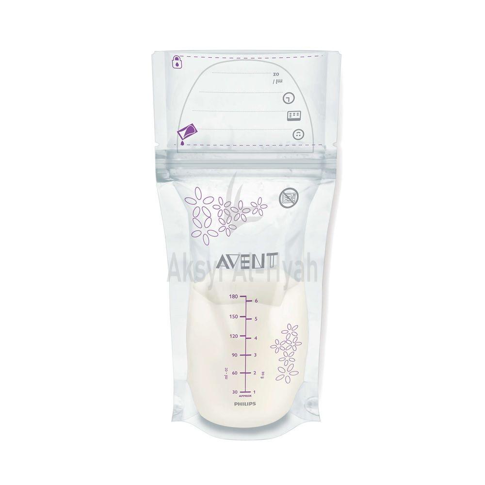 AVENT MILK STORAGE BAGS 180ML X 25'S SCF603/25 #PA215 1