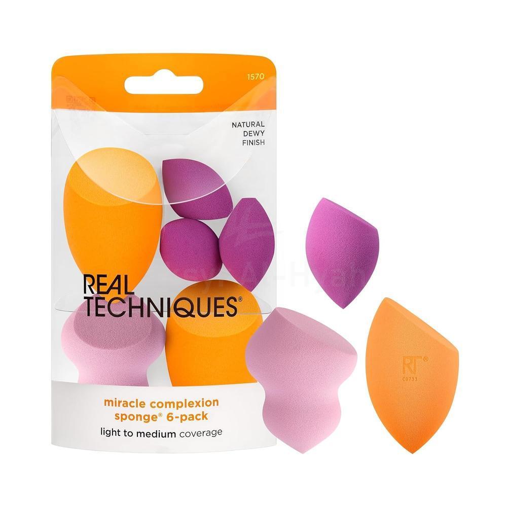 RT FACE+EYE+CHEEK MIRACLE SPONGE 6'S #91570