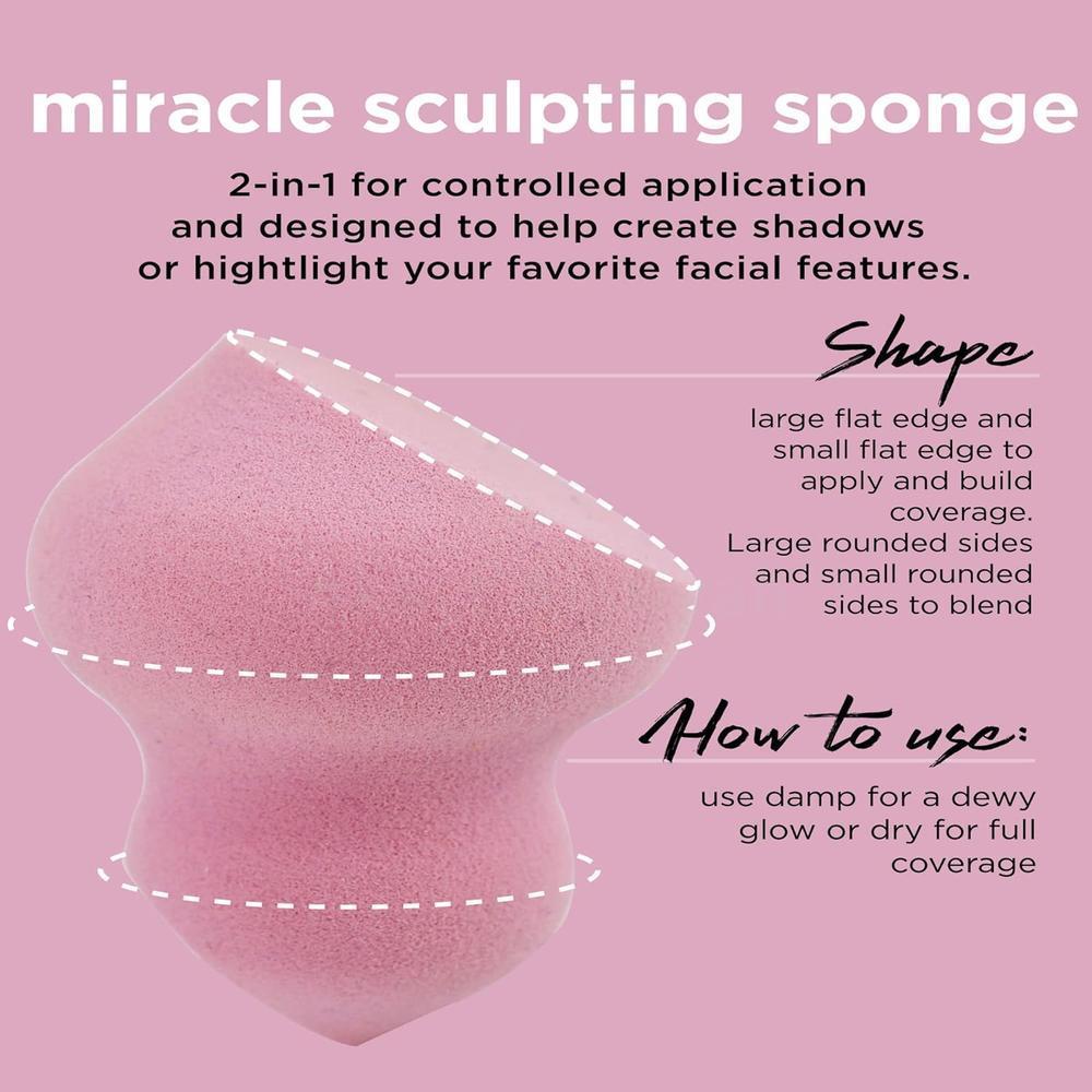 RT FACE+EYE+CHEEK MIRACLE SPONGE 6'S #91570 3