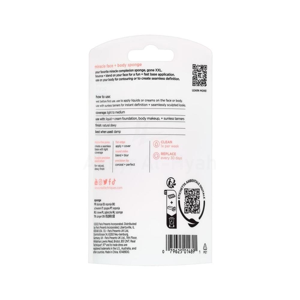 RT FACE MIRACLE FACE&BODY SPONGE #01489 4