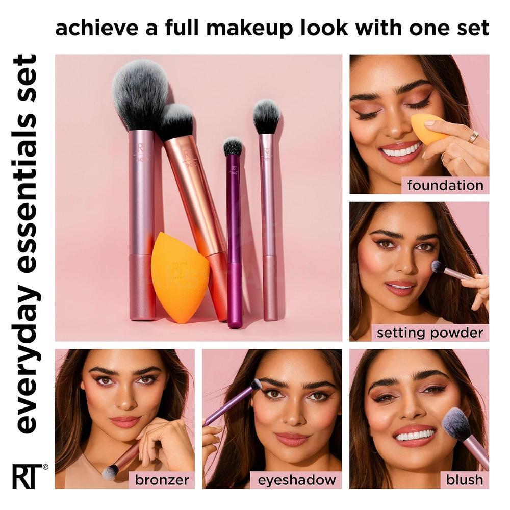 RT FACE+EYE+CHEEK EVERYDAY ESSENTIAL BRUSH SET #01786