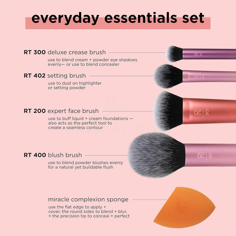RT FACE+EYE+CHEEK EVERYDAY ESSENTIAL BRUSH SET #01786