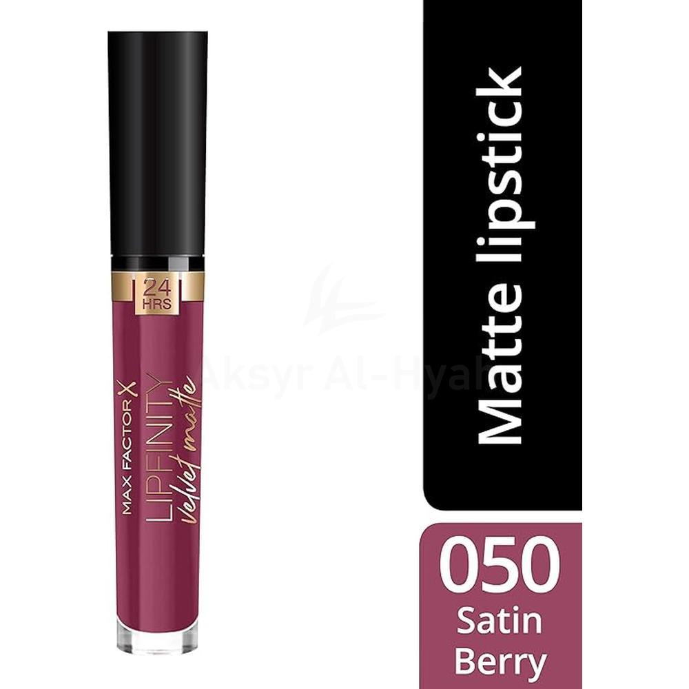 MFX LIPFINITY VELVET MATTE 050 SATIN BERRY 3.5ML 3