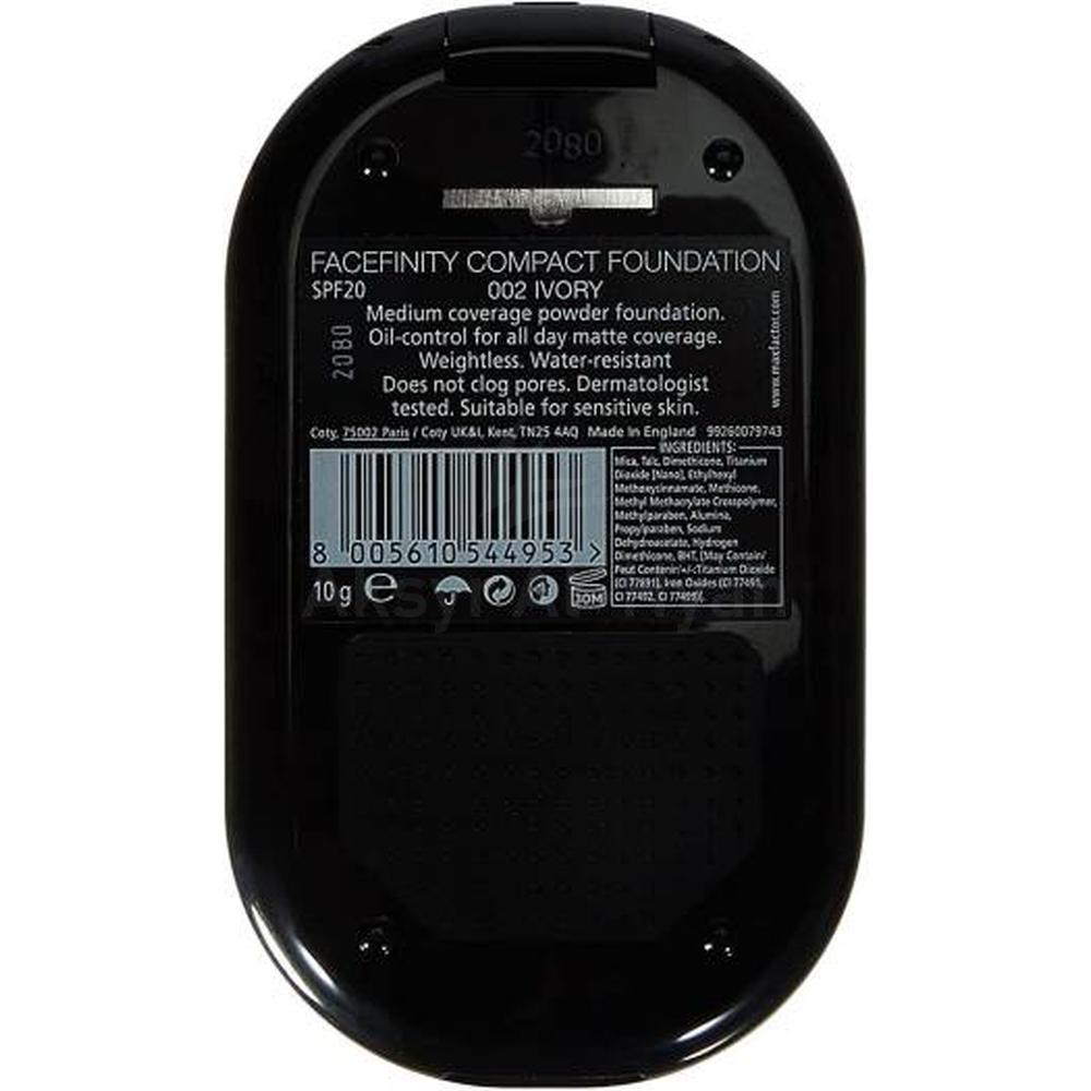 MFX FECEFINITY COMPACT FOUNDATION 002 IVORY 10G