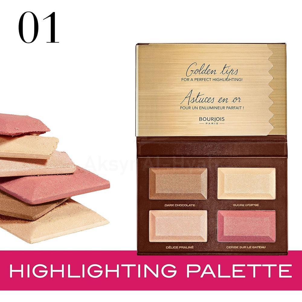 BJS DELICE HIGHLIGHTENING PALETTE 01 DARK CHOCOLATE 1
