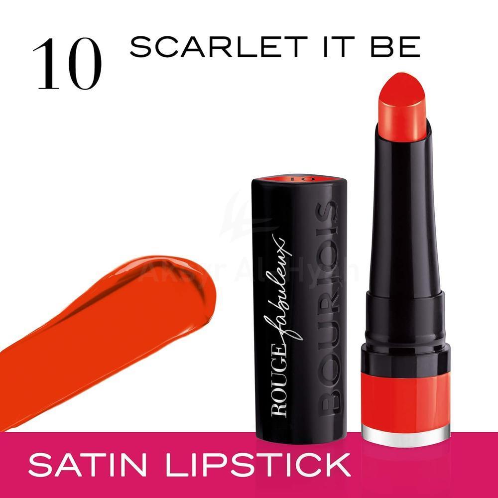 BJS FABULEUX LIPSTICK 10 SCARLET IT BE 2.3G 1